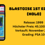 Blastoise 1st Edition